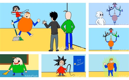 Baldi's Basics系列动画合集 5（小部分）