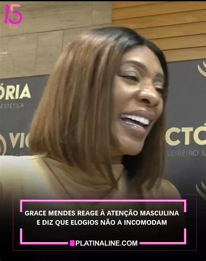 Platinaline on Instagram: "Grace Mendes reage à atenção masculina e diz que elogios não a incomodam A actriz e empresária angolana Grace Mendes, conhecida pela sua presença carismática, afirmou em entrevista ao Platinaline que a atenção que recebe do público masculino não a incomoda. A artista foi questionada sobre se a sua beleza e o interesse que desperta já lhe causaram algum desconforto. Com a serenidade que caracteriza as suas intervenções, Grace respondeu de forma directa e segura, sublinh