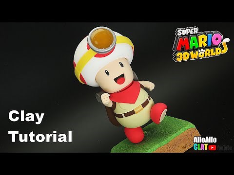 SUPER MARIO 3D WORLD (Toad)┃game┃Clay Tutorial