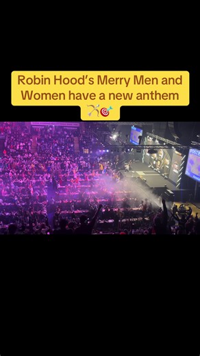 Is it even Premier League Darts if you don’t have a vertical climb to your seat? 🧗‍♂️🎯 I was that high up in @Motorpoint Arena Nottingham I’m pretty sure I had a better view of Sherwood Forest than the dartboard, but the atmosphere? Top tier. Here is @Lewis Jones conducting thousands of ‘Merry Men and women’ through a Bon Jovi masterclass. Who else was in the clouds with me last night? 👇 #PremierLeagueDarts #night6 #Nottingham #livingonaprayer #darts