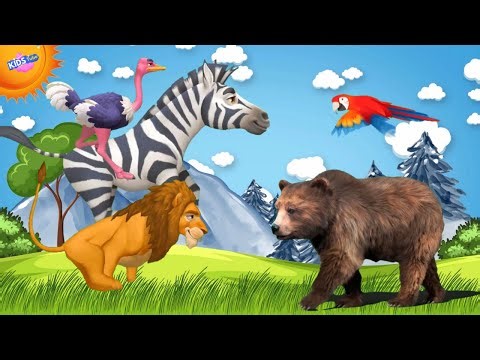 Farm & Zoo Animal Sounds Song for Kids | Learn Animal Names & Sounds | Animal ABC