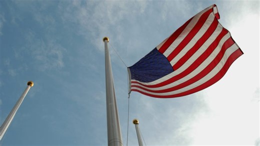 Massachusetts flags at half-staff for fallen soldier