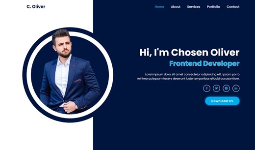 使用HTML/CSS构建个人简介网页