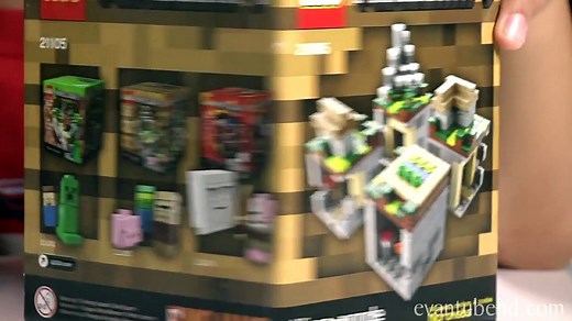 THE VILLAGE LEGO MInecraft Set 21105 Unboxing, Review & Time lapse Build