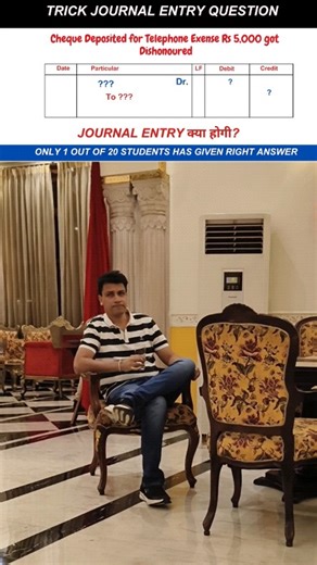 CA Deepak Lalwani on Instagram: "Let's see who gives the right answer 🤔 Do follow @accountsfundaindia for more such video #commerce #accounting #journalentry #education #class12account #class11account #cafoundation #CommerceStudents #accounts"