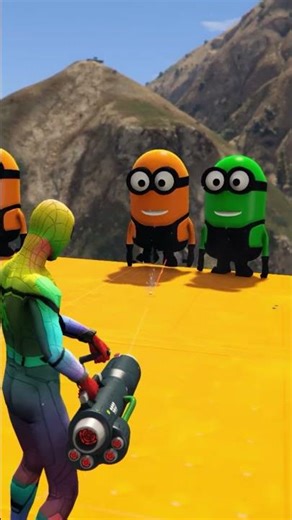 Epic Spider-Man Ragdoll Fails in GTA 5! 😆 #FunnyMoments #SpiderMan #GTA5