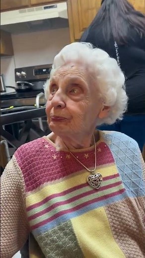 Nanny shares the secret that got her to 98 years old! #nanny #oldage #98