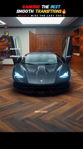 Ranking The Best Smooth Transitions (108) #shorts #transition #ranking #cars