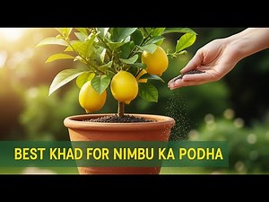 Best Fertilizer for Lemon Plant | Secret to Heavy Fruiting in Pots & Ground