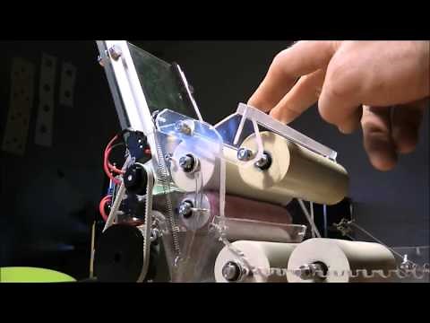 Homemade DIY Labeling Machine for bottles