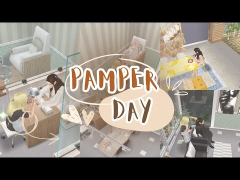 Relaxing Pamper Day Routine | Sims FreePlay Spa Makeover & Self-Care Vlog