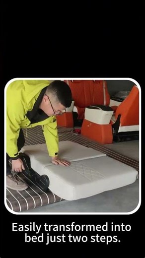 2 folder bed seat for RV/Van/MPV Conversions