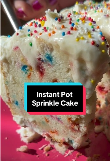 Perfect Instant Pot Sprinkle Cake Recipe