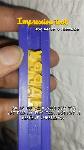 Nikita's Homebakery ||📍Mishriwala📍 on Instagram: "Impression tool for writing names and messages ❤️ . . #explorepage✨ #homebaker #cakedecorating #followｍe #links"