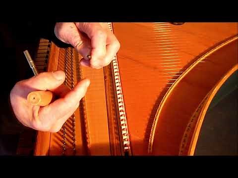 Replacing a harpsichord string Peter Barnes 2020