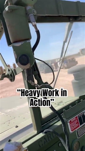Unloading Army Truck | Heavy Equipment Action