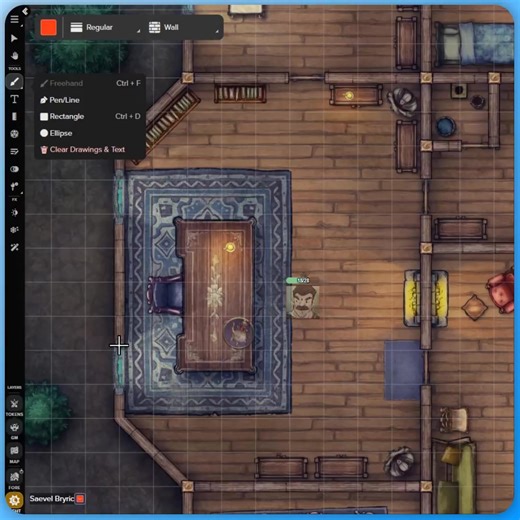 4.2K views · 61 reactions | Drawing in Roll20 just got more precise  We've updated the drawing tools + Dynamic Lighting cursor from a pen nib to crosshairs for better accuracy and control in the VTT. Try it out in any Jumpgate game! | Roll20 | Facebook