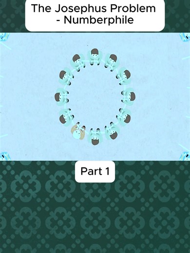 The Josephus Problem - Numberphile #math #fyp #usa #viral #data | Math