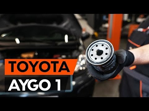 How to change oil filter and engine oil on TOYOTA AYGO 1 (AB10) [TUTORIAL AUTODOC]