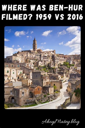 Where Was Ben-Hur Filmed? 1959 vs 2016 #cinephiletravels #filminglocations #setjettingtours #travel