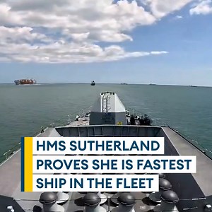 The fastest frigate ⚓️💨 HMS Sutherland has once again proven her speed by leaving Portsmouth and docking at Parkkade in Rotterdam in less than 24 hours. 🇳🇱 This year has seen her back where she belongs, at sea, after a four year overhaul. 🙌 | Forces News