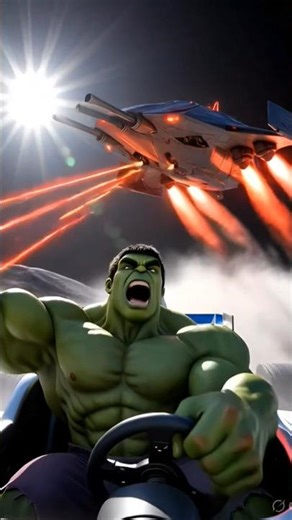 Hulk vs Alien on the Moon | Epic Space Battle 🌕👊 #shorts #marvel #shortsfeed