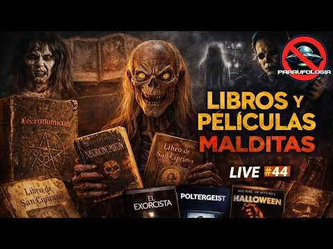 🔥Misterios que dan cosa: LIBROS y PELÍCULAS MALDITAS– LIVE#44