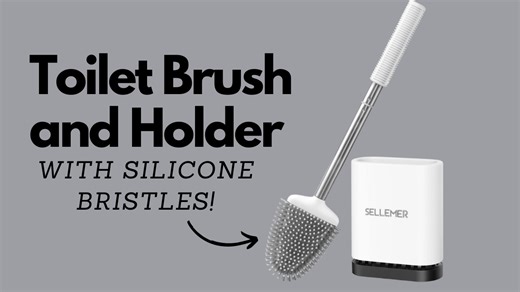 Watch Toilet Brush and Holder. Does It Work? Watch This Review! on Amazon Live