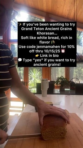 Khorasan Bread | 📌 Use Code jenmamahen for 10% Off 🌾 Link in bio