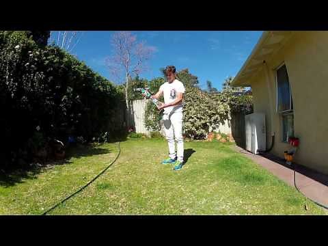 Butane ROCKET with a water bottle