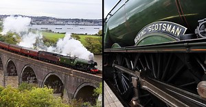 Flying Scotsman to steam out of Cornwall this weekend