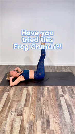 Have You Tried this Frog Crunch Exercise?! 🐸💪