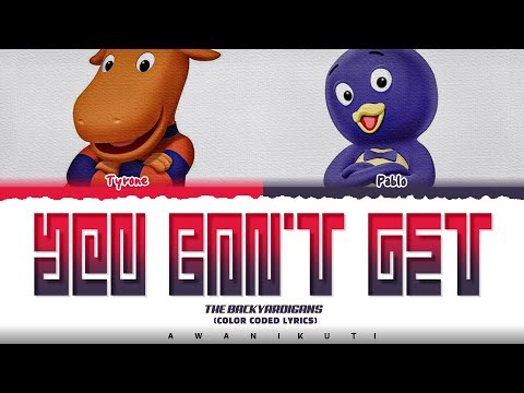 Backyardigans 'You Can't Get Out Of Here' Lyrics (Color Coded Lyrics)