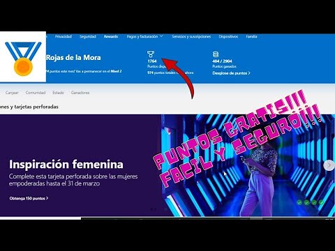Como conseguir Puntos de Microsoft Rewards Gratis, fácil y Seguro!!!.| Gaerlo el pro|.