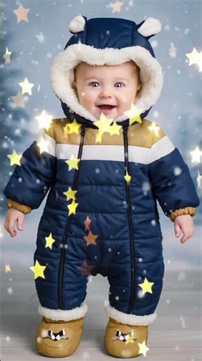 Winter Waterproof Kids Outfits☃️☔👶