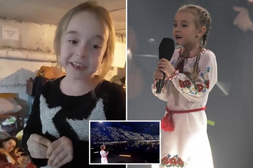 Little girl sings 'Let It Go' while hiding in bomb shelter in Ukraine