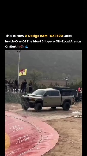 Fact wealth on Instagram: "One mistake here, and the truck doesn’t climb out. ⚠️🧠 This off-road competition in China is designed to expose traction, torque delivery, and driver control under extreme conditions. Vehicles enter a circular basin flooded with water and foam, creating a surface so slick that even high-power trucks struggle to regain grip. The goal is simple. Maintain momentum, manage throttle precisely, and fight gravity long enough to climb out. Lose control for a split second, and