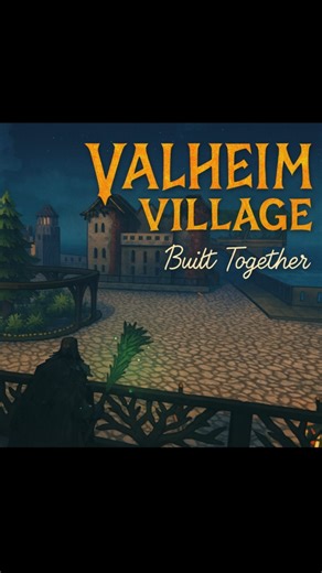 Valheim Building | Cozy Village Tour #shorts