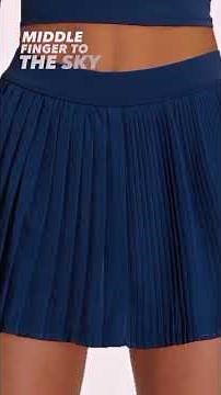 Anti-exposure Tennis Skirt Fitness Stitching Pleated Yoga Skirts | Exaquo Fashion Store