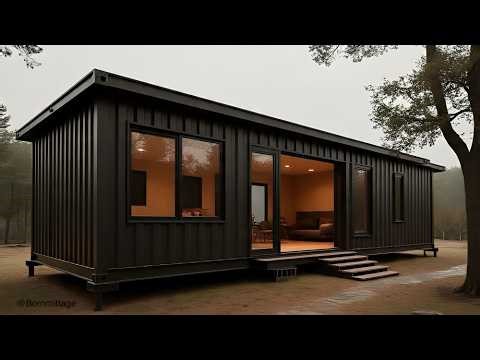 BIG Living | Cozy 40ft 2 Bedroom Container Home | Tiny House Design Idea