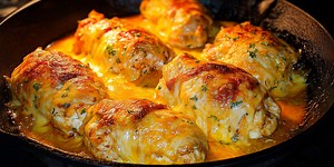 Chicken & Cheese Rolls aka Cordon Bleu