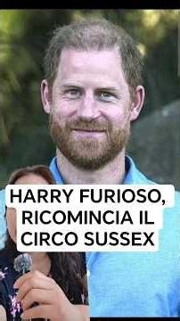 HARRY FURIOSO COL RAVEC, RICOMINCIA IL CIRCO SUSSEX #princeharry