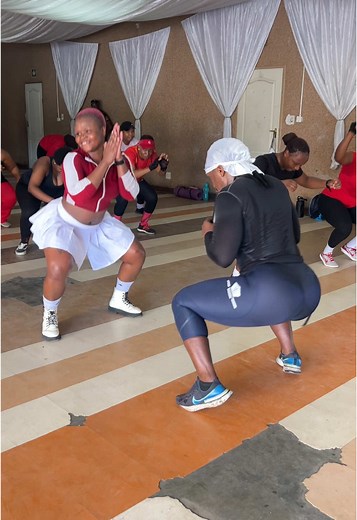 Aerobic Fitness Classes in South Africa with Makhadzi