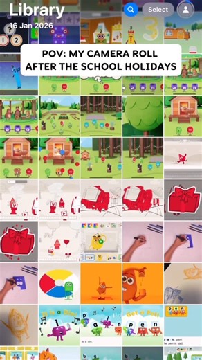 Blocks Universe on Instagram: "📸 Every parent’s camera roll be like… 💛 Sometimes the sweetest proof of learning are those adorable, accidental screenshots your little learner snaps along the way! Drop a 👀 below if you’ve found a few surprise screenshots on your phone too ⬇️ #BlocksUniverse #Colourblocks #Numberblocks #Alphablocks #parenting"