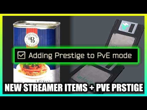 New Streamer Items + PVE Prestige Survey