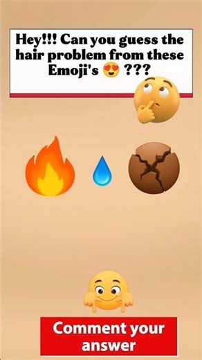 what does this emoji "🔥" means for hair (hair quiz), COMMENT your answer