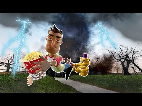 Surviving an F5 TORNADO with a LEGO FORTRESS! - Garry's Mod Gameplay - Gmod Roleplay