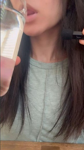 💦 it’s so hot … I need water … ASMR BURPING FROM CHUGGING WATER #shorts #asmrshorts