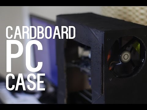 Meet Plank v1.0 - The $0/Free Gaming Cardboard Computer Case! | OzTalksHW
