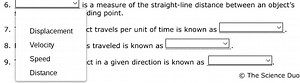 __ is a measure of the straight-line distance between an object... | Filo